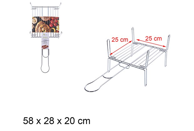 Parrilla metal 25x25 cm