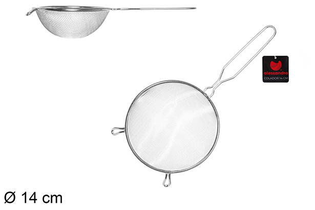 Coador de metal 14 cm