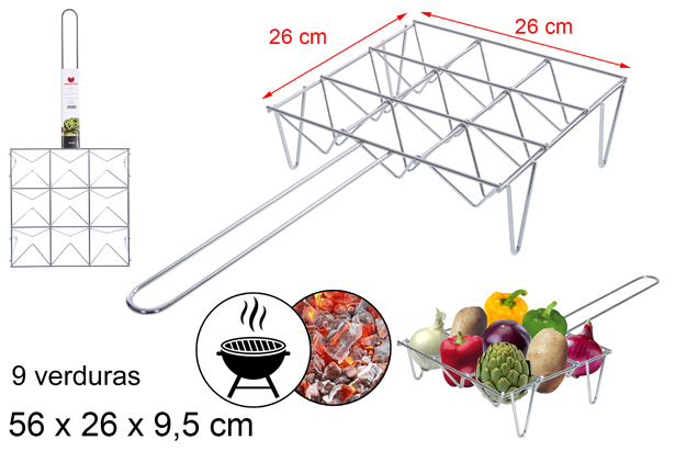 Grill 9 vegetables 26x26 cm
