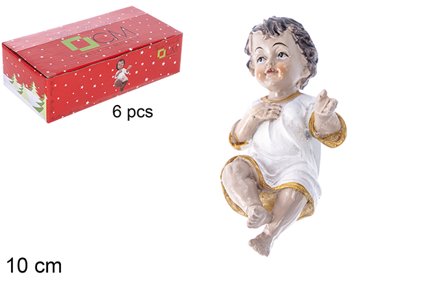 [110957] Niño Jesús resina 10 cm