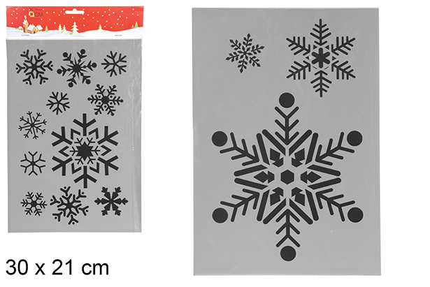 Modelo de Natal decorado 30x21 cm