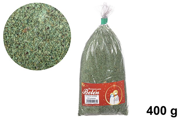 Busta di segatura verde 400 gr.
