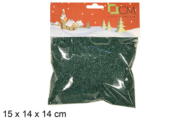 Mousse verte en sac