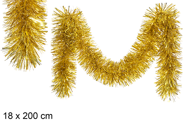 Orpello glitter oro 18x200 cm