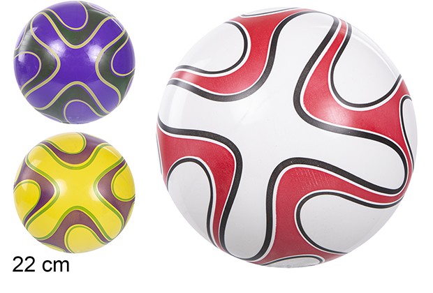 Balón plástico decorado american 22 cm