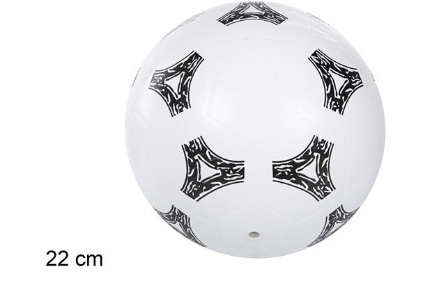 [110877] Plastic ball decorated with triangles, 22 cm