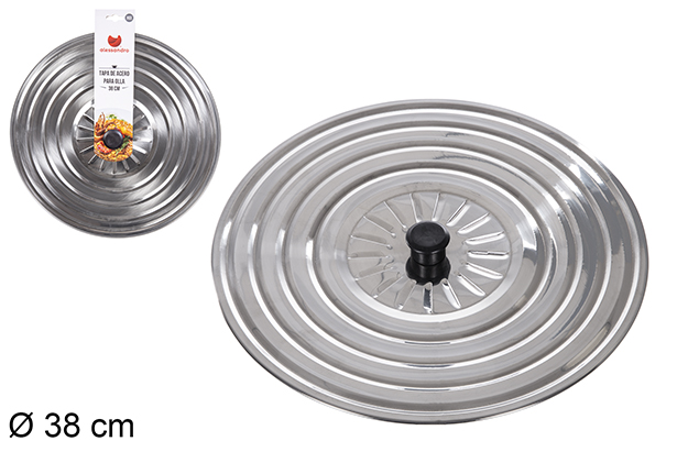 Tapa acero inoxidable para olla 38 cm