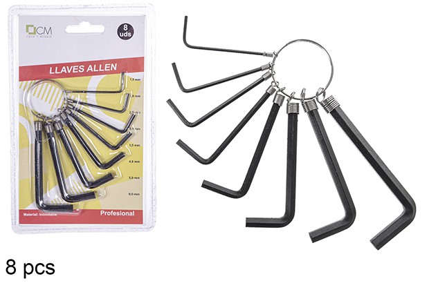 Pack 8 clés Allen