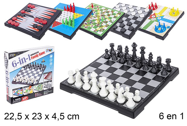 Jeu d'échecs 6 en 1