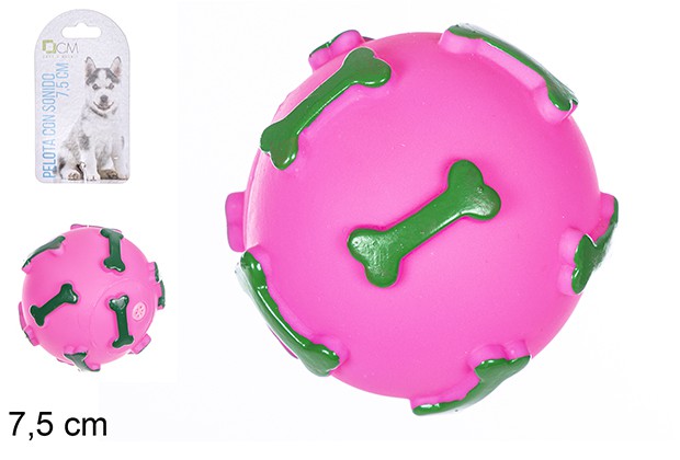 [110736] Bola de som para mascotes 7,5 cm