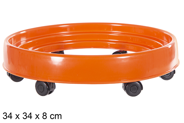 Bottle holder with wheels