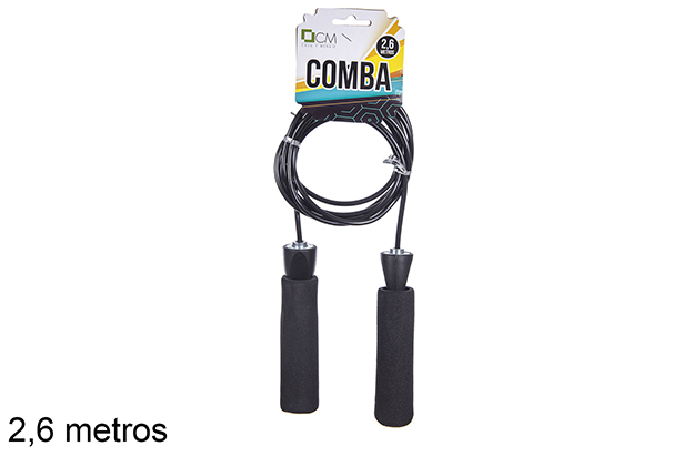 Comba saltar negra 2,60 m.