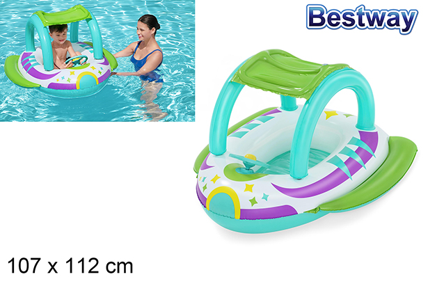 [206123] Bateau gonflable pour enfants 107x112 cm