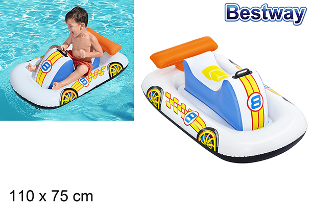 Inflatable sports car float 110x75 cm