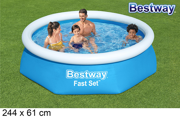 Piscina redonda aro hinchable 244x61 cm