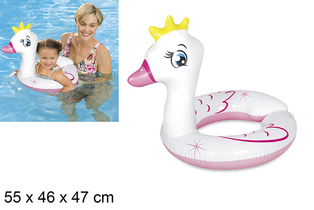 Flotador hinchable cisne 51 cm