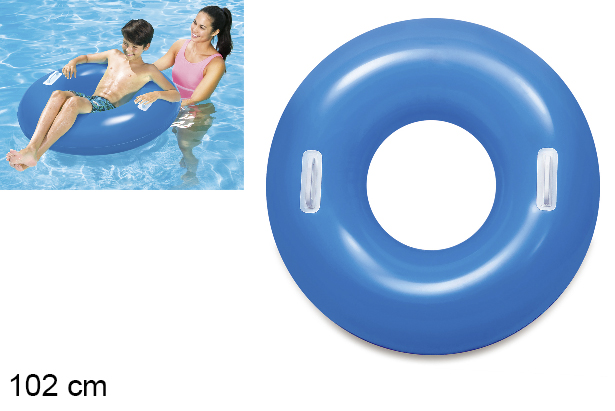Galleggiante gonfiabile blu 102 cm