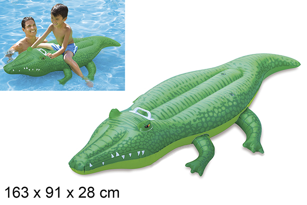 Materassino gonfiabile in coccodrillo con maniglia 163x91 cm