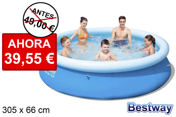 Piscina redonda aro hinchable 305x66 cm