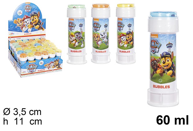 Bolle di sapone Paw Patrol 60 ml