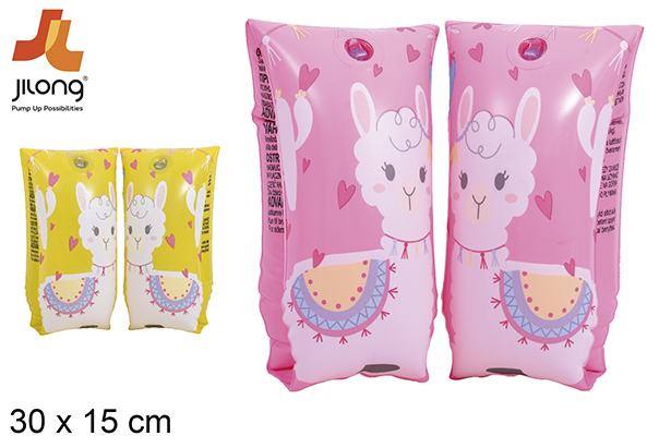 Braccioli gonfiabili lama colori assortiti 30x15 cm