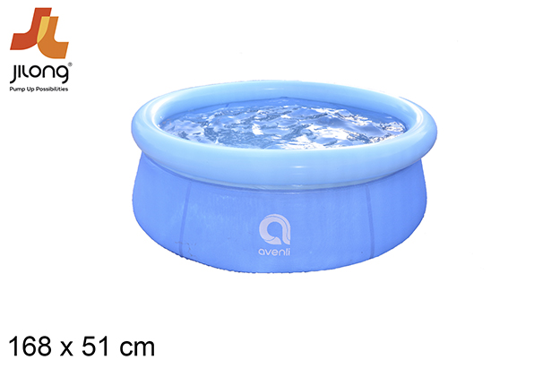Piscine à anneaux gonflable sans purificateur 168x51 cm