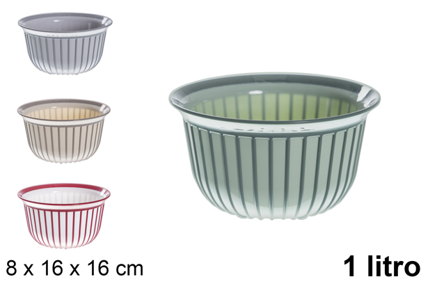 Bol en plastique Linea 1 l.