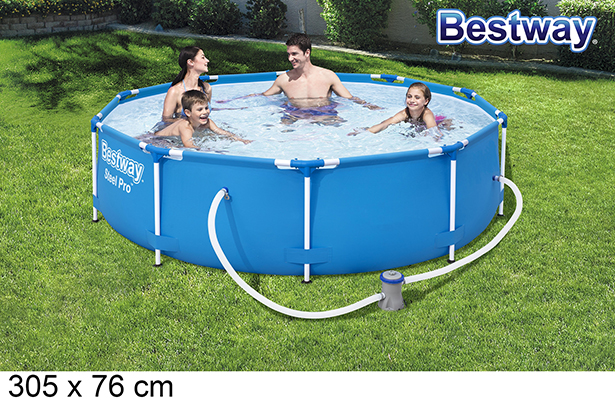 Piscina tubular redonda 305x76 cm
