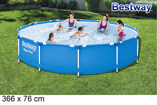 Round tubular pool 366x76 cm