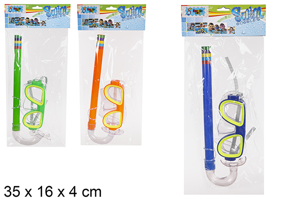 Pack 2 gafas de buceo