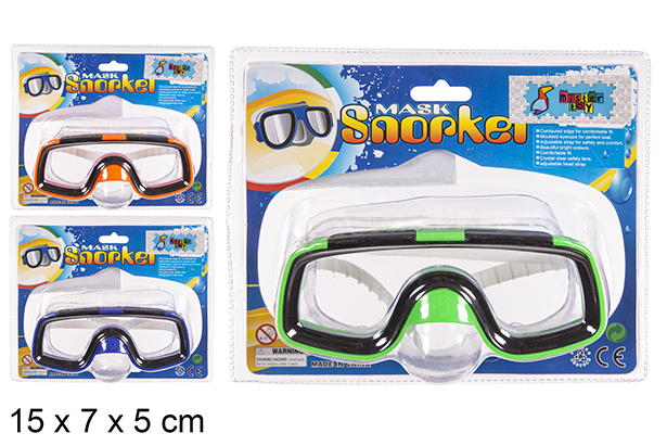 Gafas de buceo en blister