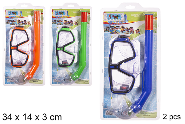 Pack de buceo en blister
