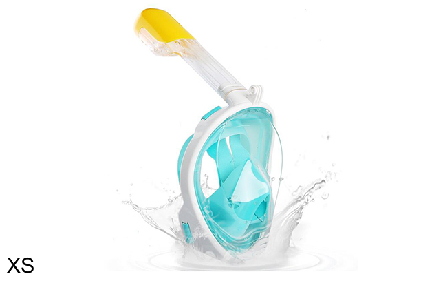 [112185] Blue snorkel mask XS