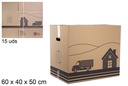 Brown multifunction cardboard box S-16 60x40x50 cm
