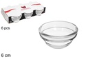 Pack 6 ciotole di vetro 6 cm
