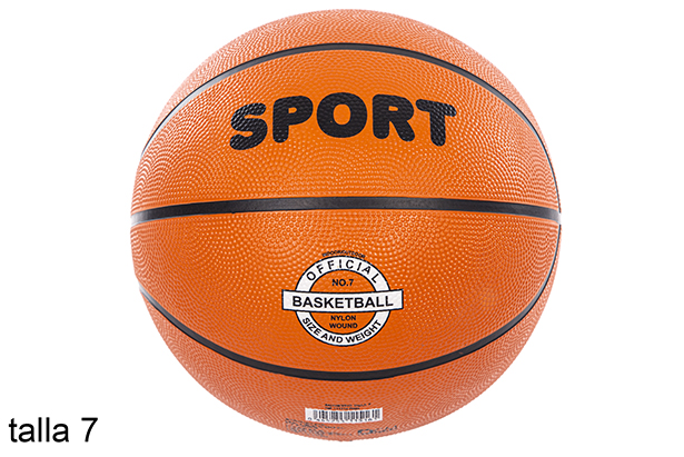 [112028] Ballon de basket en cuir Taille 7