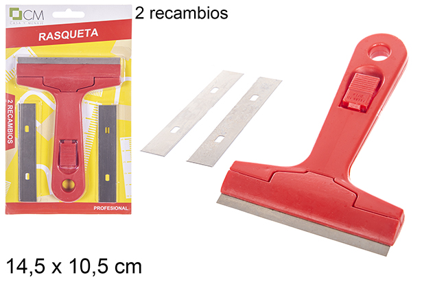 Raspador com 2 lâminas de reposição