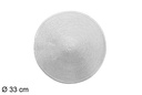 Salvamantel metalizado plata 33 cm