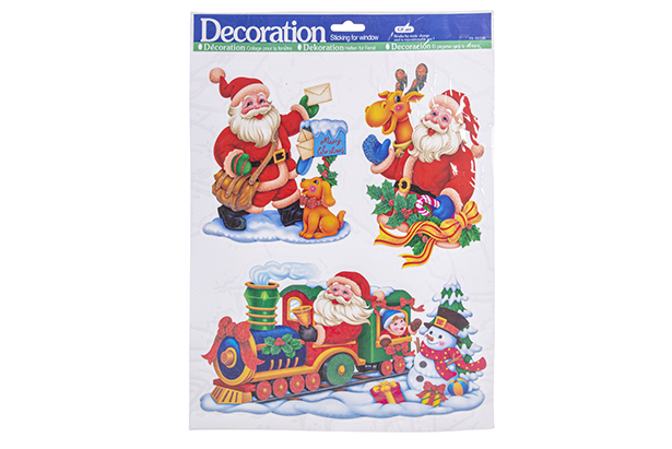 Pegatinas Papa Noel para decorar ventana surtido