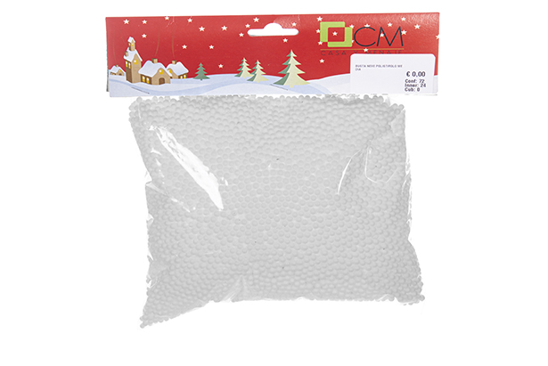 Bolsa nieve Navidad grano medio 12 gr.