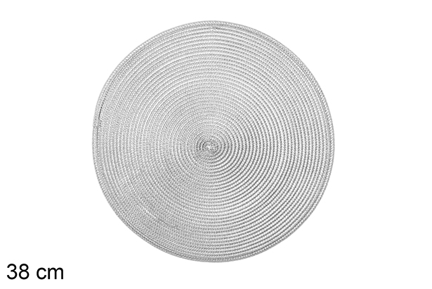 [113330] Dessous de plat en plastique doré mat 38 cm
