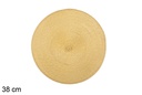 Matte gold plastic trivet 38 cm