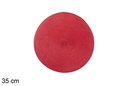 Sottopentola in plastica rosso opaco 35 cm