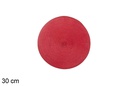 Matte red plastic trivet 30 cm