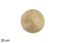 Sottopentola in plastica glitter oro 25 cm