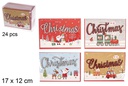 Postal de Natal sortido 17x12 cm