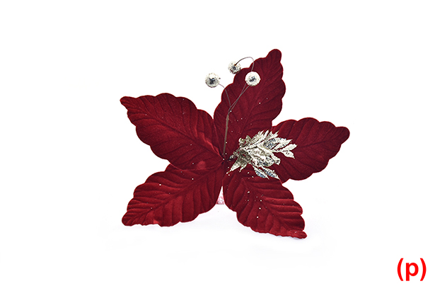 Christmas flower red short branch