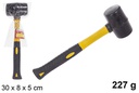 Rubber mallet 227 gr. 30 cm