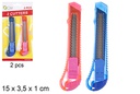 Pack 2 plastic cutter 15 cm
