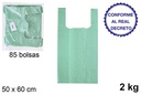 Sac vert recyclable 2 kg 50x60 cm